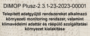 DIMOP projekt oldal